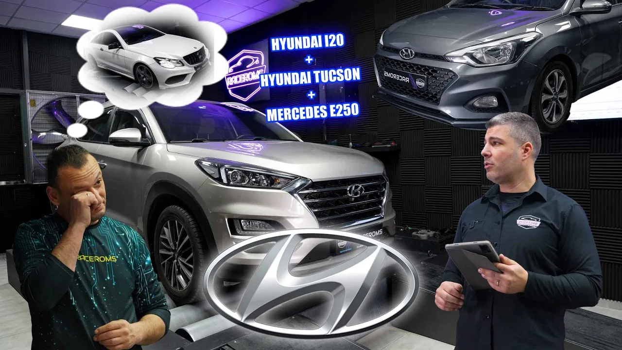 RaceRoms.tv | Hyundai Tucson, Hyundai i20, Mercedes-Benz E250 - Lost the warranty again...
